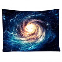 Wall Hanging Wall Galaxy Tapestry Milky Way Map Starry Sky Tapestry Blanket Home Room Wall Decor Colour:Unlimited universe Size:130X150cm   